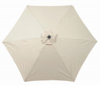 Ivory 2.5m Crank and Tilt Parasol