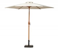 Royalcraft Ivory 2.5M Woodlook Crank And Tilt Parasol