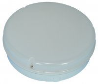 Circular Bulkhead - White Base - HLT Diffuser - for LED Tray