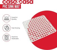 Casa&Casa PVC Sink Mat White