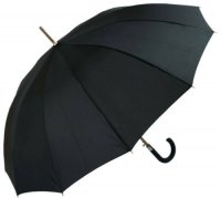 Mens Windproof Automatic Walking Umbrella 42.5 Inch Black Gents City Brolly