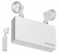 Knightsbridge 230V IP20 6W LED Twin Spot Emergency Light (EMTWINPC)