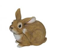 Rabbit Sitting - Lifelike Garden Ornament - Indoor or Outdoor - Real Life