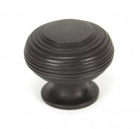 Aged Bronze Beehive Cabinet Knob 40mm