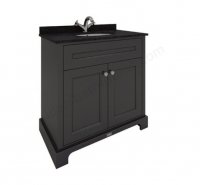 RAK Washington 800mm Black Basin Unit