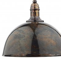 Dar Yoko 1 Light Pendant Mottled Bronze