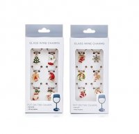 Premier Decorations Wine Glass Charms (Set of 6) - Assorted