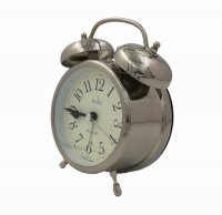 Acctim Pembridge Bell Alarm Clock - Silver