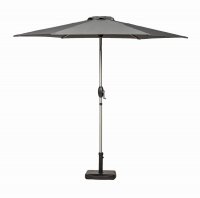 Grey 2.5m Crank and Tilt Parasol