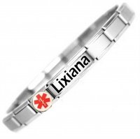 Taking Lixiana Medical ID Alert Bracelet.