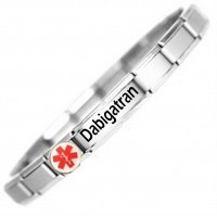 Taking Dabigatran Medical ID Alert Bracelet.