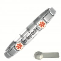 Primary Hypoparathyroidism Medical Alert Stainless Steel Bracelet