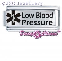 Low Blood Pressure Medical Alert Italian Charm