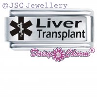 Liver Transplant Medical Alert Italian Charm