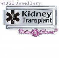 Kidney Transplant Medical Alert Italian Charm