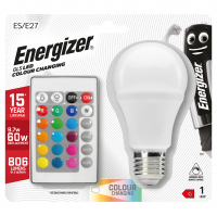Energizer 9.7w LED GLS ES RGB+W With Remote Control (S14542)