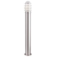 Searchlight Louvre Outdoor-1Lt Post(Height 90Cm),Stainless Steel,White Shade