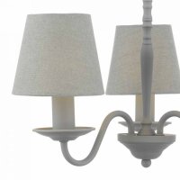 Dar Joanna 3 Light Pendant with Shade