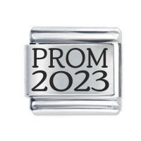 2023 Graduation Cap Etched Italian Charm - Fits all 9mm Italian Style Charms