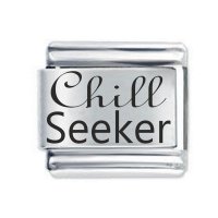 Daisy Charm - Etched Chill Seeker * 9mm Classic Italian charm