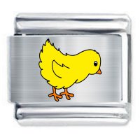 Colorev  Easter Chick Italian Charm - Compatible with all 9mm Italian Style Charm Bracelets