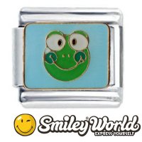 SmileyWorld Officially Licensed Smiley Frog Italian Charm