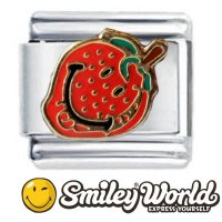SmileyWorld Officially Licensed Smiley Strawberry Italian Charm