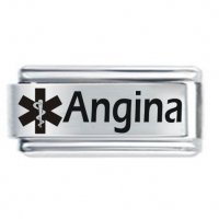 Angina Medical Alert Italian Charm
