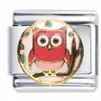 Owl Italian Charm for Classic size bracelet