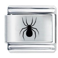 Spider ETCHED Italian Charm