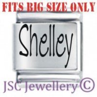 Shelley Etched Name Charm - Fits BIG size 13mm