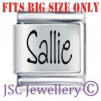 Sallie Etched Name Charm - Fits BIG size 13mm