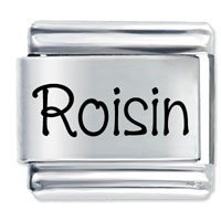 Roisin Etched name Italian Charm