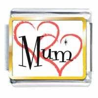 Mum Heart Picture Italian Charm