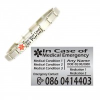 Medical Alert Bracelet &amp; Card
