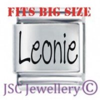 Leonie Etched Name Charm - Fits BIG size 13mm