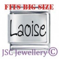 Laoise Etched Name Charm - Fits BIG size 13mm