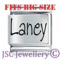 Laney Etched Name Charm - Fits BIG size 13mm
