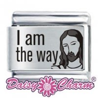 Jesus Said  "I am the Way" ETCHED Charm by Daisy Charm®"