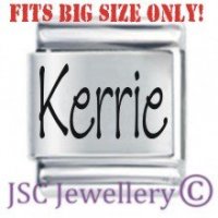 Kerrie Etched Name Charm - Fits BIG size 13mm