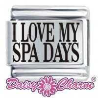 I Love my Spa Days ETCHED Charm by Daisy Charm®