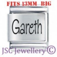 Gareth Etched Name Charm - Fits BIG size 13mm