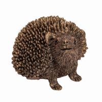 Hedgehog Cold Cast Bronze Small Ornament - Sweetpea - Frith Sculpture