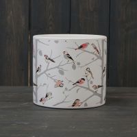 Garden Birds Decorative Ceramic Indoor Plant Pot - Satchville