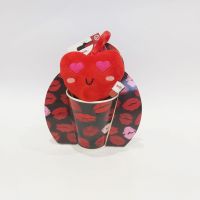 Red Love Heart & Black Lip Mug Gift Set - Mother's Day
