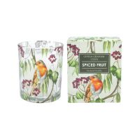 Robin Bird Scented Boxed Candle - Spiced Fruit - Gisela Graham