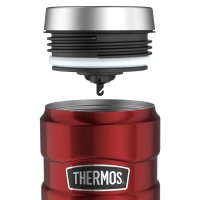 Thermos Red Stainless Steel Travel Tumbler - 470ml