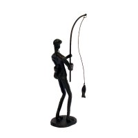 Elur Iron Figurine Angler 22cm
