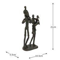 Elur Iron Figurine Family of 4 Outing 21cm