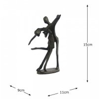 Elur Iron Figurine Dancing Couple in Hold 15cm